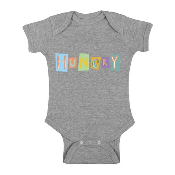 Baby T Shirts For 18M - Baby 6 - 12 - 18 24 Months - Funny Hungry Romper