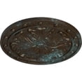 thumbnail image 3 of Ekena Millwork 20 1/2"OD x 1 1/2"P Foster Acanthus Leaf Ceiling Medallion (Fits Canopies up to 2 1/4"), Hand-Painted Bronze Blue Patina, 3 of 6