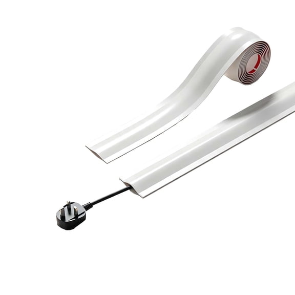 Floor Cord Cover, Cord Hider for Cable Management to Hide Wires on Floor