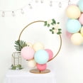 thumbnail image 6 of Efavormart 4Ft | Gold Balloon Column With Hoop Flower Pillar Stand, Metal Arch Table Centerpiece – Height Adjustable, 6 of 9