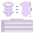 thumbnail image 3 of Littleforbig Women's Cotton Scoop Neck Short Sleeve Bodysuit - Collared Purple 4XL, 3 of 7