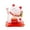 White, variant on Giaone Tiny Solar Propelled Swinging Arm Puss Figurine Vehicle Desk Deck Best Symbol