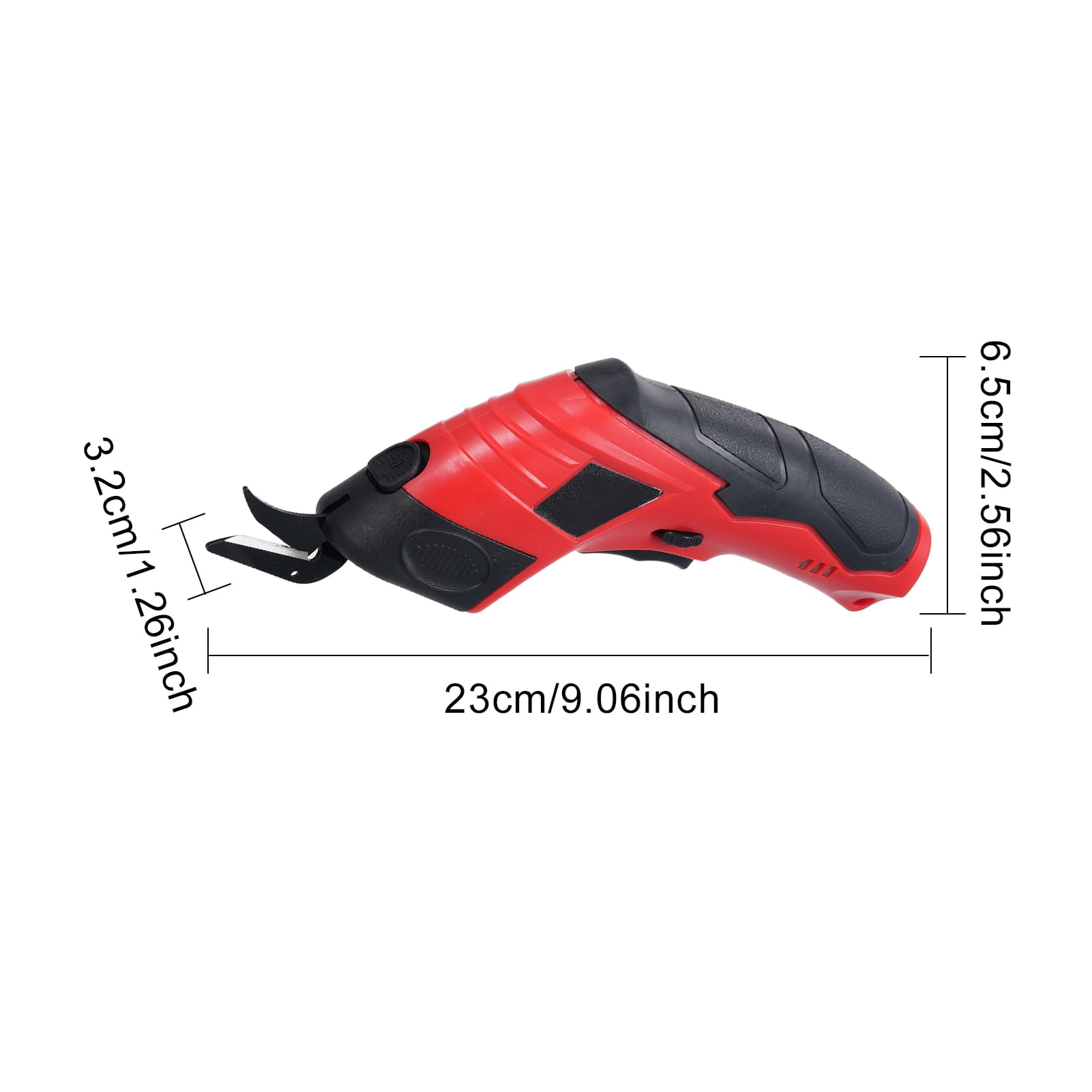 Tool Electric Scissor 4.2V Cordless Scissors With 2pcs Replaceable Tungsten Steel Blade Rechargeable Scissors Safety Switch Maximum Cut 9mm For Cotton Fabric, Plant Stems