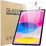 2-Pack Screen Protector Compatible with iPad A16 2025 11th Generation 11 Inch / 10th Generation 2022 10.9 Inch, Tempered Glass Clear Film, Anti-Scratch, 9H Hardness, Easy Installation