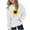 White, variant on Avtoify Kids Long Sleeve Shirts Boys and Girls Casual Long Sleeve Hoodies Oversized Fleece Pocket Sweatshirt Tops