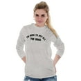 thumbnail image 3 of Funny Im Here To Pet Dogs Cute Lover Women's Long Sleeve T Shirt Brisco Brands S, 3 of 6