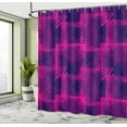 thumbnail image 5 of Ambesonne Magenta Shower Curtain, Dark Colored Trippy, 69"Wx84"L, Fuchsia Purple, 5 of 5