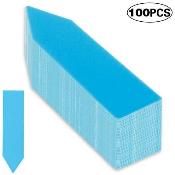 100 Pcs 4 Inches Plant Labels Plastic Plant Tags Nursery Garden Labels Pot Marker Garden Stake Tags