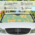 thumbnail image 4 of GZHJMY Car Front Windshield Sunshade UV Heat Protection, Foldable Auto Windshield Sun Visor for SUV Sedan Seamless Cute Cats, Car Sunscreen Blocks UV Rays Heat 51x27.5inch Keep Vehicle Cool, 4 of 5