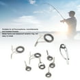 thumbnail image 4 of Kit de Réparation de Canne à Pêche 9 Pièces Kit de Réparation de Canne à Pêche Universelle en Céramique Guides Oeillets de Réparation pour la Pêche, 4 of 8
