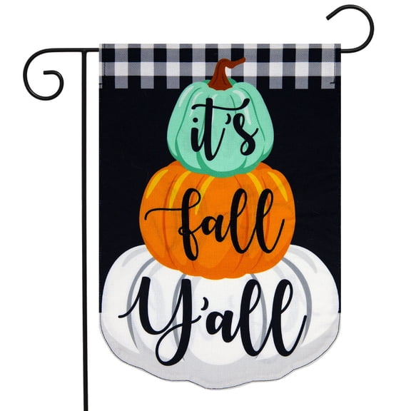 Briarwood Lane It's Fall Y'all Burlap Garden Flag
