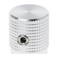 thumbnail image 3 of 6mm Black Silver Metal Volume Control Rotary Knobs For Knurled Shaft Potentiomet, 3 of 10