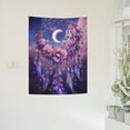 thumbnail image 2 of Creowell Dream Catcher Flowers Crescent Moon Tapestry Wall Art 30*40in, 2 of 5