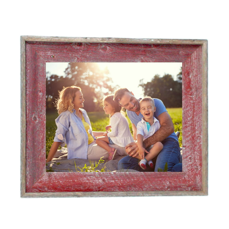 8x8 Picture Frames – Reclaimed Barn Wood Open Frame (No Glass or Back)