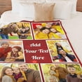 thumbnail image 5 of Fathers Day Dad Gifts Custom Blanket with Photos Father Gifts from Daughter Son, Personalized Pictures Blanket Christmas Birthday Gifts for Daddy, 5 of 6