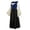 Navy, variant on Miqool Women's Renaissance Costume Dress Long Sleeve Square Neck Lace Up Corset Bodice Bell Sleeve Medieval Ren Faire Dress
