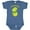 Indigo, variant on Inktastic Little Brother Dinosaur Boys Baby Bodysuit