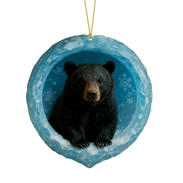 Decoraciones Del Árbol de Navidad 3.15x3.15 Pequeños Ornamentos Colgantes de Acrílico para el Hogar Y las Fiestas de Vacaciones
