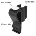 thumbnail image 2 of Clip para palos de golf, 5 piezas, duradero, para bolsa de golf, clip para palo de golf, soporte de clip con accesorios para marcador de bola, clip para palo de golf, suministros de golf, 2 of 5