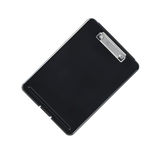 Kearding Bolsa de almacenamiento Portapapeles de escritura Organizador de papel Estilo simple Exquisito Multifuncional Bolsas de documentos de oficina Carpetas de archivos Negro