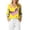 Yellow, variant on QASIEATN Women's Shirts 3/4 Sleeve Womens Tops Butterfly Casual Shirts Blouse Tops for Women