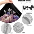 thumbnail image 6 of TSOVTHRID Skull Peony Flower Print 4 PCS Gaming Chair Covers Slipcovers Non-Slip Gamer Chair Cover Stretch Breathable Rotating Armchair Covers with Armrest Covers, 6 of 7