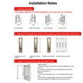 thumbnail image 3 of Insert Lock Body, 304 Stainless Steel Lock Cylinder  For Repair Shops, 3 of 8