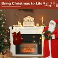 thumbnail image 6 of Christmas with 24 Countdown Drawers and LED Lights, Wooden Advent Calendar House, Battery Operated, 6 of 15