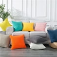 thumbnail image 4 of Hongchun 2 Pack 60cm x 60cm Comfy Pillow Shams Corn Stripes Turquoise, 4 of 4