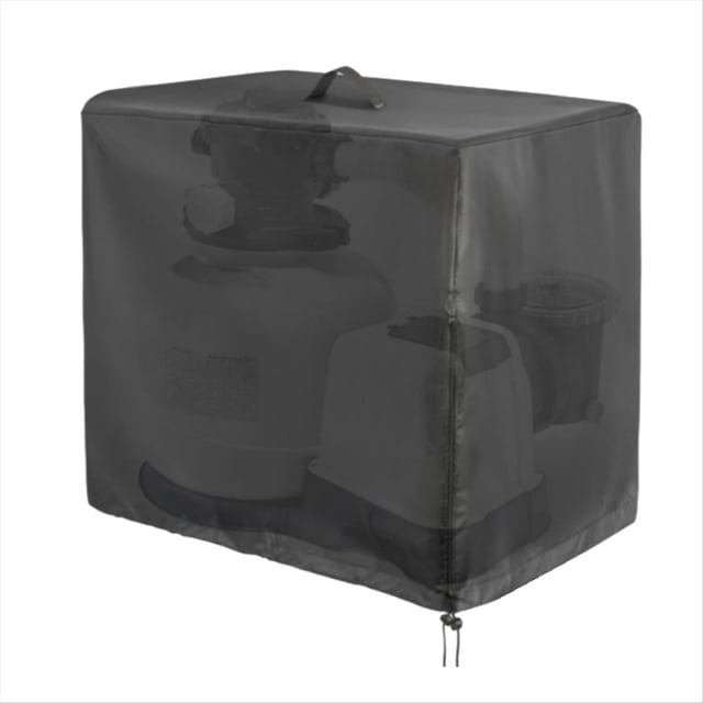 Cubierta de Bomba de Piscina Cubierta de Tela Oxford Impermeable Accesorios de Piscina Grande