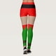 thumbnail image 4 of Gibobby Pantalones estampados de Navidad personalizados para mujer, mallas ajustadas personalizadas para mallas para correr, mallas navideñas de muñeco de nieve para (Verde, M), 4 of 5