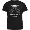 thumbnail image 1 of Father's Day This Guy Best Dad Ever Black Adult T-Shirt, 1 of 1