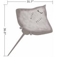 thumbnail image 2 of Wallmonkeys 3D Render of Stingray Animal Peel and Stick Wall Decals WM352062 (32 in W x 36 in H), 2 of 4