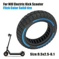 thumbnail image 4 of Neumático de caucho sólido de 9,5x2,5-6,1, neumático de repuesto con absorción de impacto en forma de panal para scooters eléctricos, 4 of 6