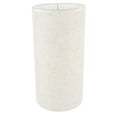 thumbnail image 3 of Tineasur Cloth Cylinder Lamp Shade Beige Linen 1Set, 3 of 5