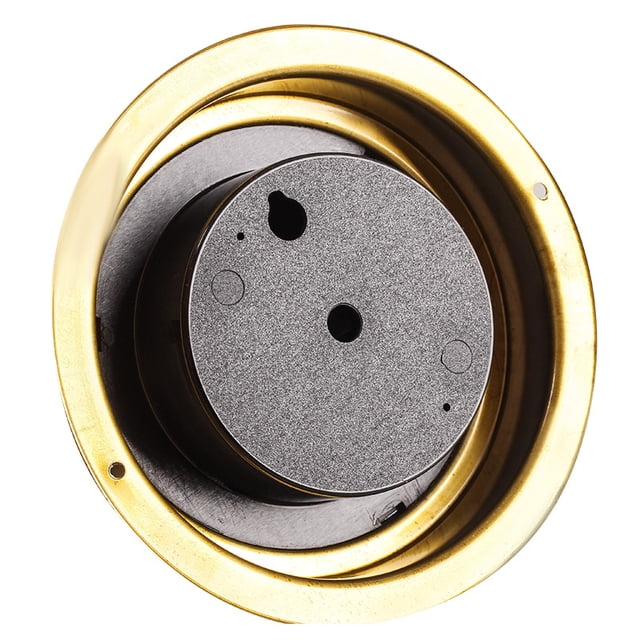 Termómetro marino de carcasa de cobre de 98 mm, mecánico de alta precisión sin batería