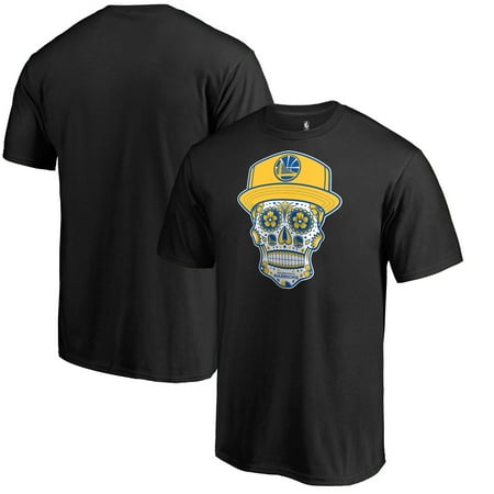 Warrior Skull T-shirt - Golden State Warriors Fanatics Branded Youth Hometown Collection Sugar Skull Alternate T-Shirt - Black