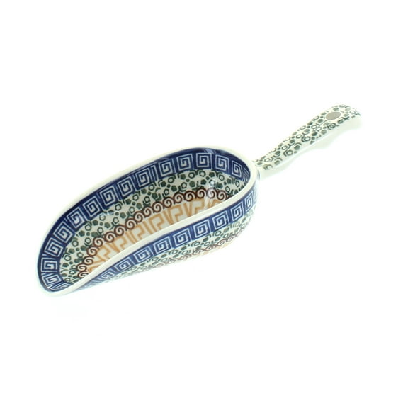 Blue Rose Polish Pottery Athena Scoop