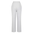 thumbnail image 6 of Fanxing Girls Cargo Pants Elastic Waist Drawstring Loose Tapered Multi Pockets Cargo Jogger Pants for Girl Clearance Sale White,M, 6 of 8
