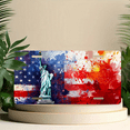 thumbnail image 6 of 1 Pcs 2D Flat License Plate Covers & Frames, Statue of Liberty For Decorative Front, Waterproof For Decoration Aluminum License Plate Covers & Frames Cover For Men Women, 12" X 6", 6 of 7