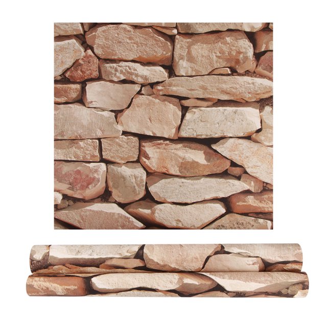 Papel Tapiz De Piedra 3D Retro Para Cafetería, Bar, Restaurante, Tienda De Ropa, Papel Tapiz De Pvc matsuzay HA025993-01