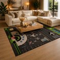 thumbnail image 3 of Gelasgo Airport Runway Map Velvet Area Rug, Aviation Themed Decorative Carpet, Soft Indoor Floor Mat for Kids Room Bedroom Playroom Game Room Home Decor, 3 of 5