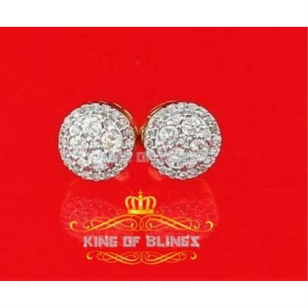 King Of Bling's 10K Real Yellow Gold Real Diamond 0.75CT Men's/Women's