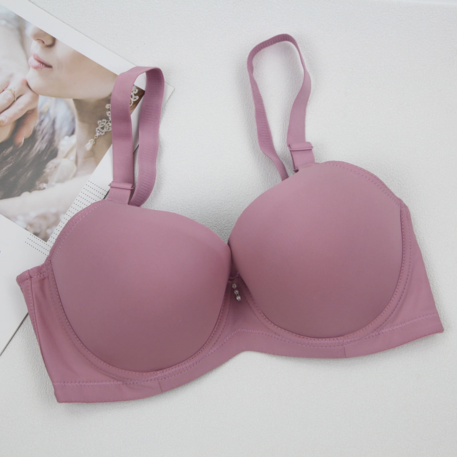 pink push up bralette