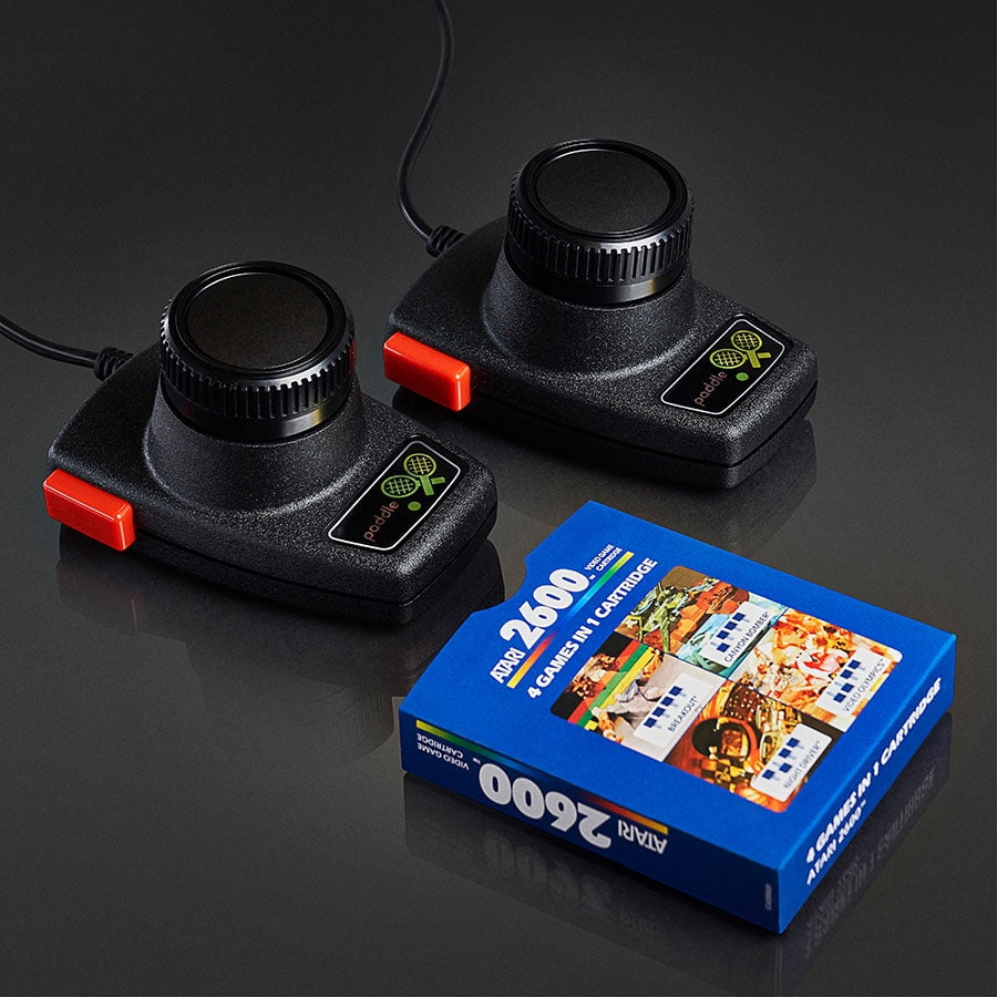 Woody edition : Atari CX 2600 AS boite française joystick paddle Série