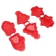 thumbnail image 3 of Juego de prensatelas para masa con forma de guante y estrella de árbol de Navidad, 3 uds., para hornear Navidad, rojo, 3 of 8