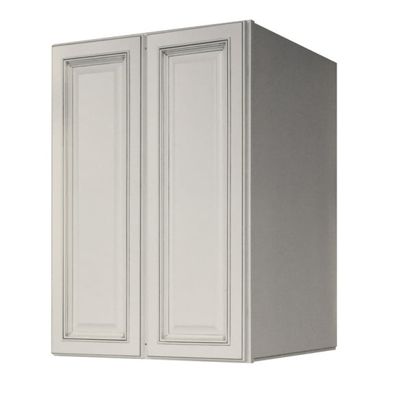 Sunny Wood Rlp2436t-A Riley 24" Wide X 36" High Double Door Pantry Cabinet - White