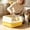 Yellow, variant on Semi Enclosed Cat Litter Box Anti-Splash Kitten Toilet High Side Spill Proof Cat Waste Pan with Litter Scoop