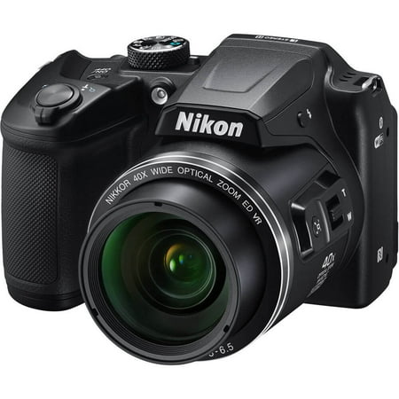 Nikon Black COOLPIX B500 Digital Camera with 16 Megapixels and 40x Optical...