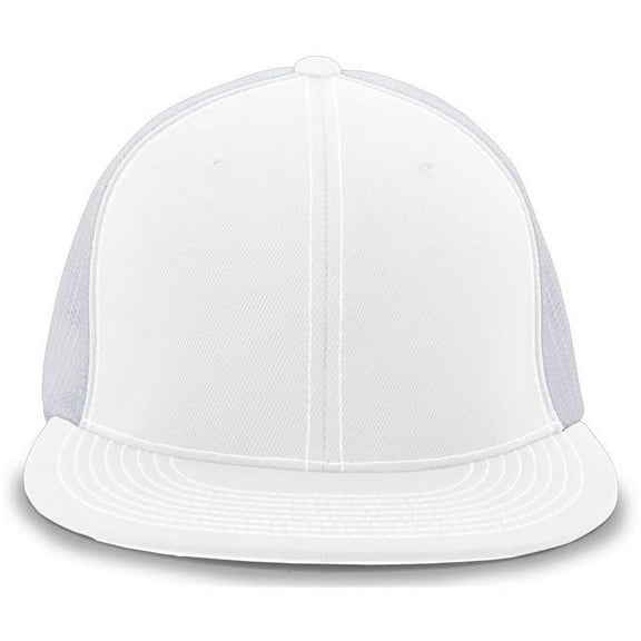 4D5.005.L-XL D-Series Trucker Flexfit Cap, White - Large & Extra Large